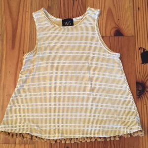 W5 tasseled knit top